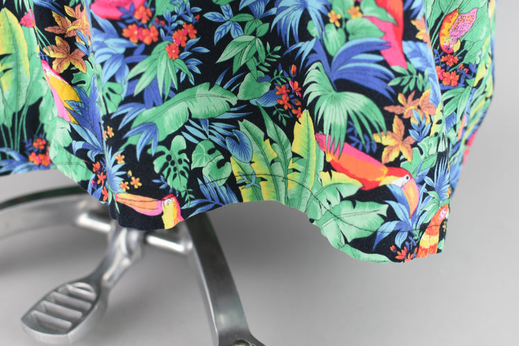 Vintage Hawaiian Toucan Print  Shirt, Men's 2X-Large