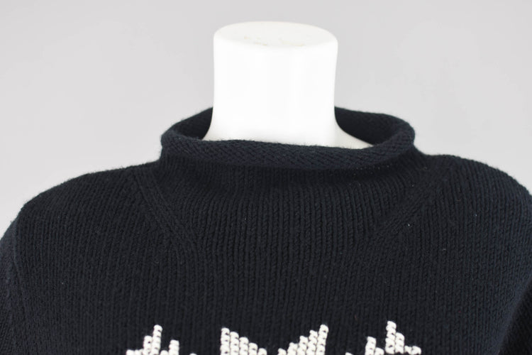 Vintage Sonoma Wool Blend Snowflake Sweater Women's Small