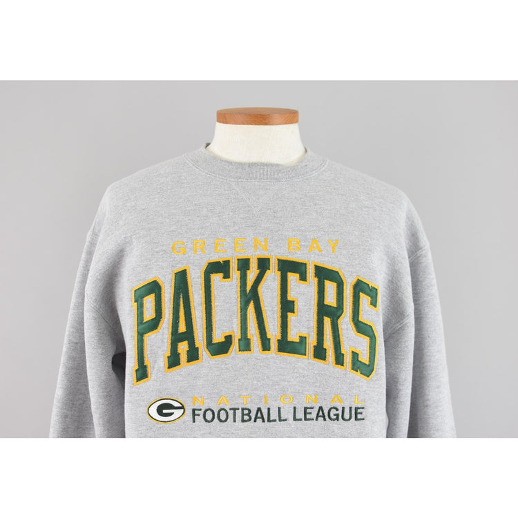 90s NFL Green Bay Packers Sweatshirt, Russell Athletic, Large