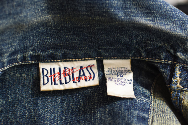 90s Bill Blass Jean Jacket Women's Petite Medium