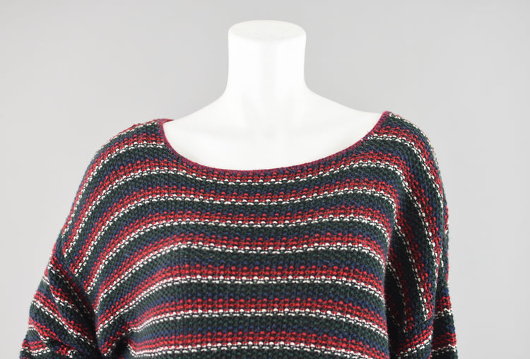 90s Express Oversized Striped Sweater Women's Large