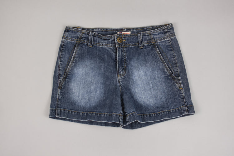 Y2K Faded Glory Utility Jean Shorts, Women's Size 10, 32" Waist