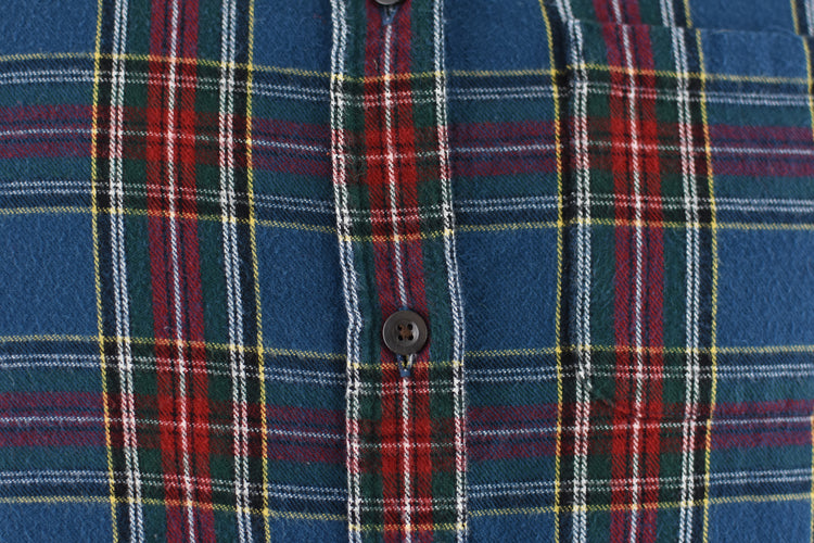 Vintage L.L. Bean Plaid Flannel Shirt Men's Small Regular