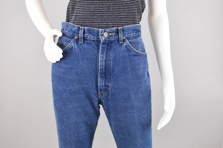 Vintage High Waist Lee Straight Lee Jeans, Women's Petite 28x28