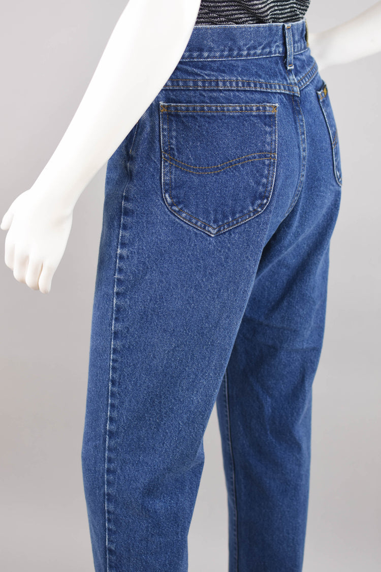 Vintage High Waist Lee Straight Lee Jeans, Women's Petite 28x28