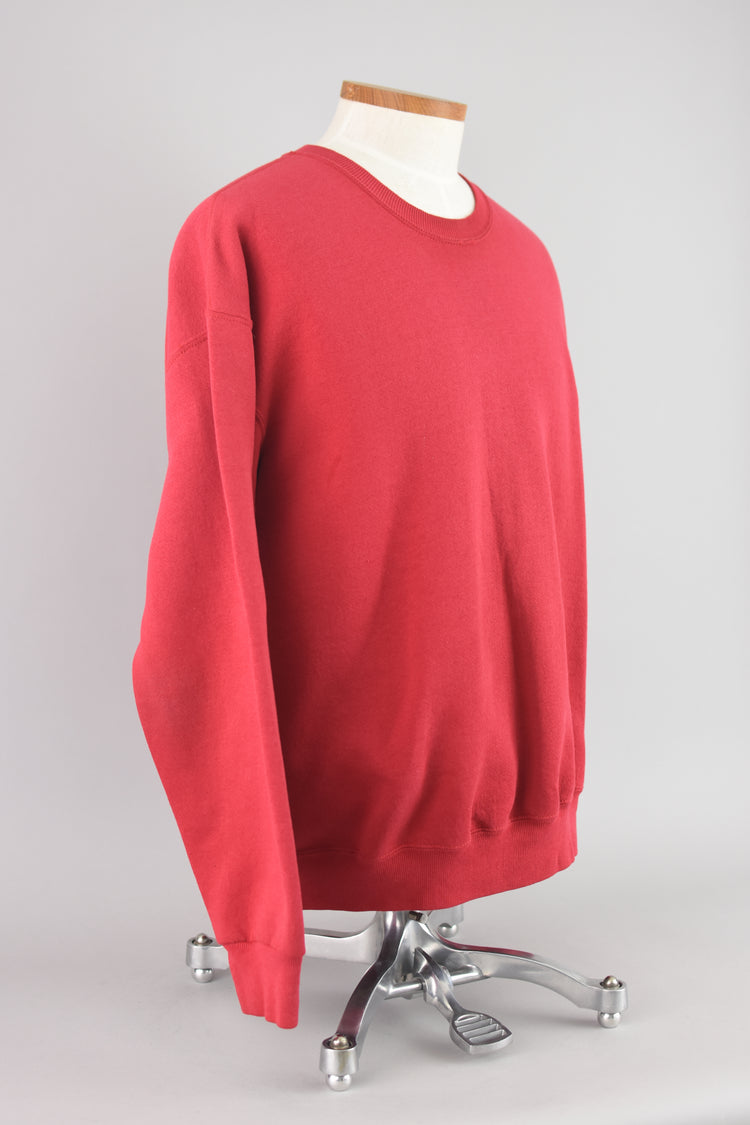 90s Lee Red Heavyweight Sweatshirt Unisex Large - XL