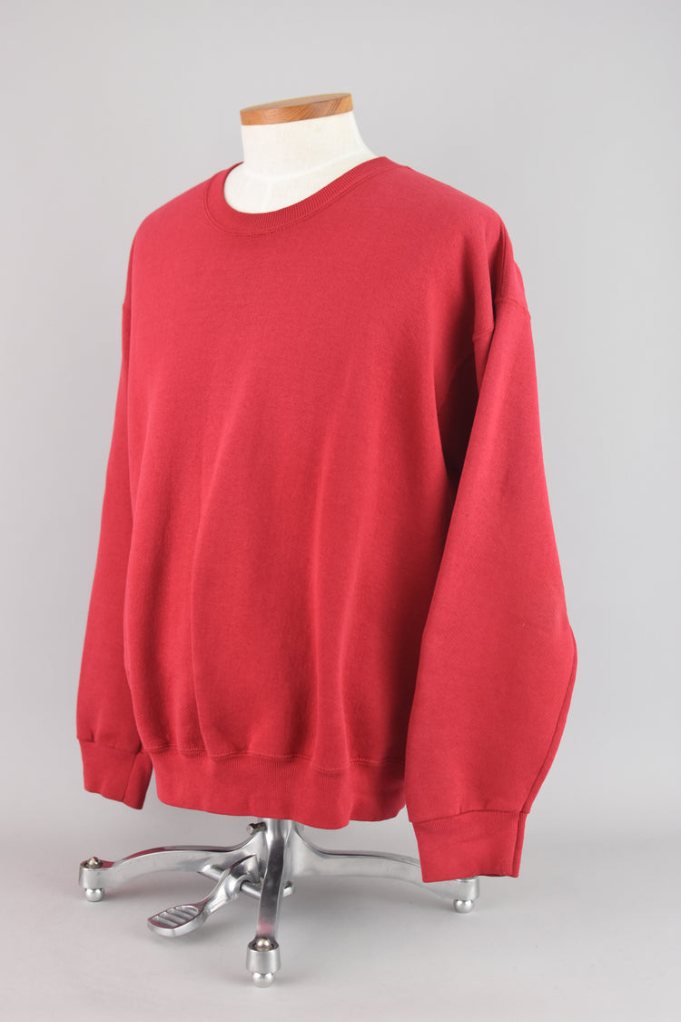 90s Lee Red Heavyweight Sweatshirt Unisex Large - XL