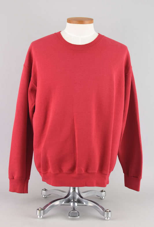 90s Lee Red Heavyweight Sweatshirt Unisex Large - XL