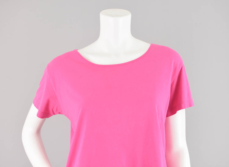 Vintage Esprit Pink Cropped T-shirt Women's Medium