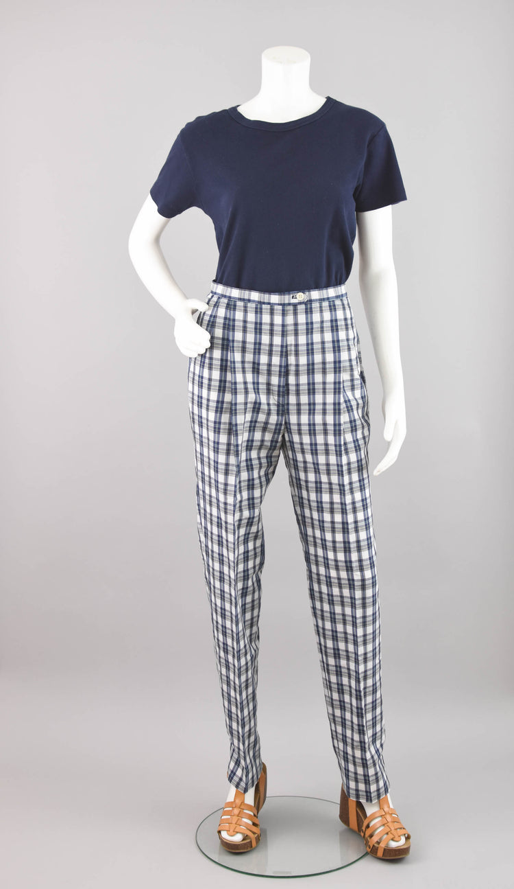 90s Orvis Plaid Golf Pants, Women's Size 10, 26" Waist