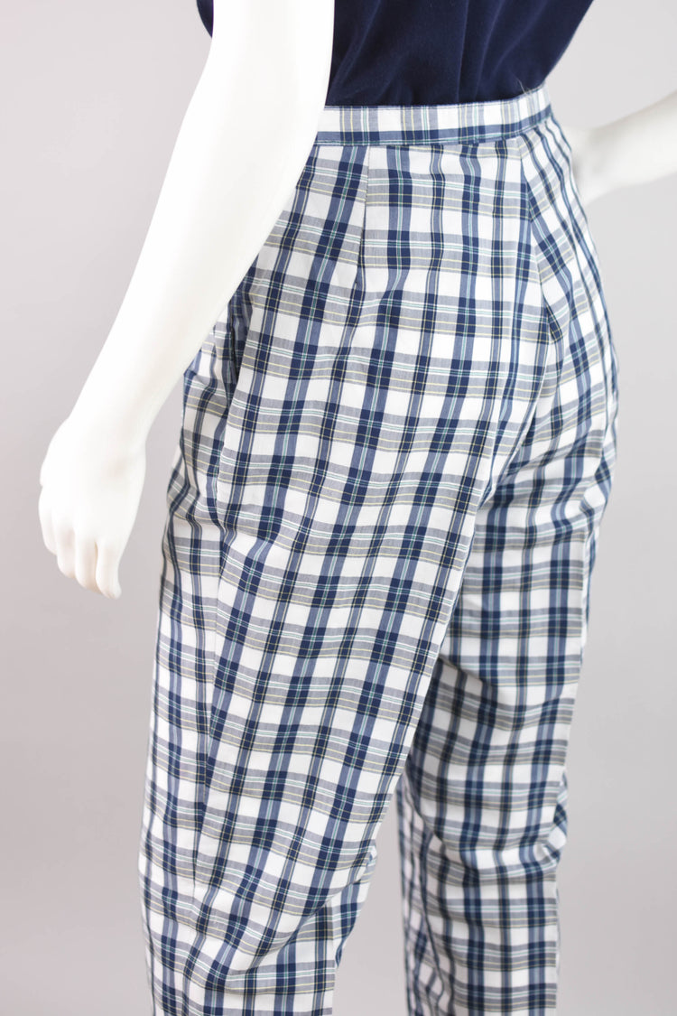 90s Orvis Plaid Golf Pants, Women's Size 10, 26" Waist