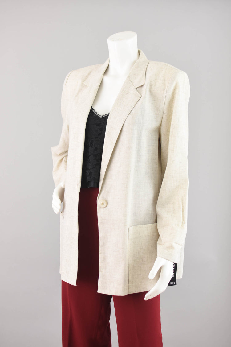 90s Sag Harbor Boyfriend Blazer NWT, Women's Size 12