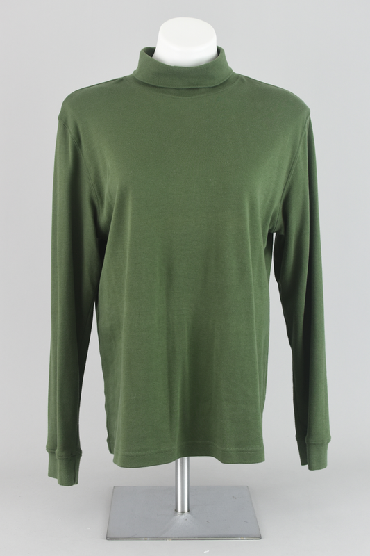 Vintage 90s Green Turtleneck Top Women's Large