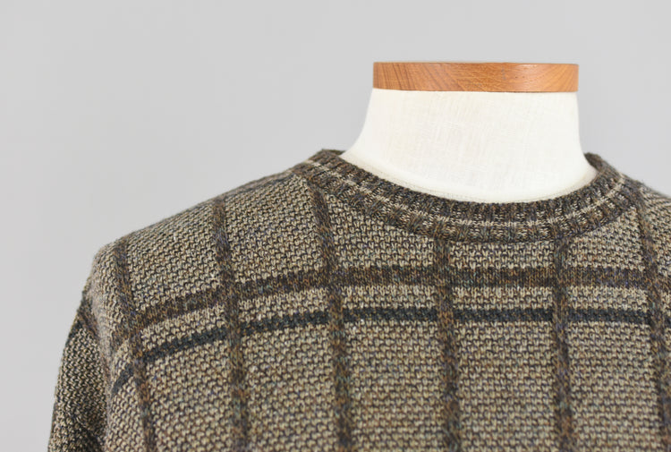 Vintage Brown Slouchy Sweater David Taylor Men's Large