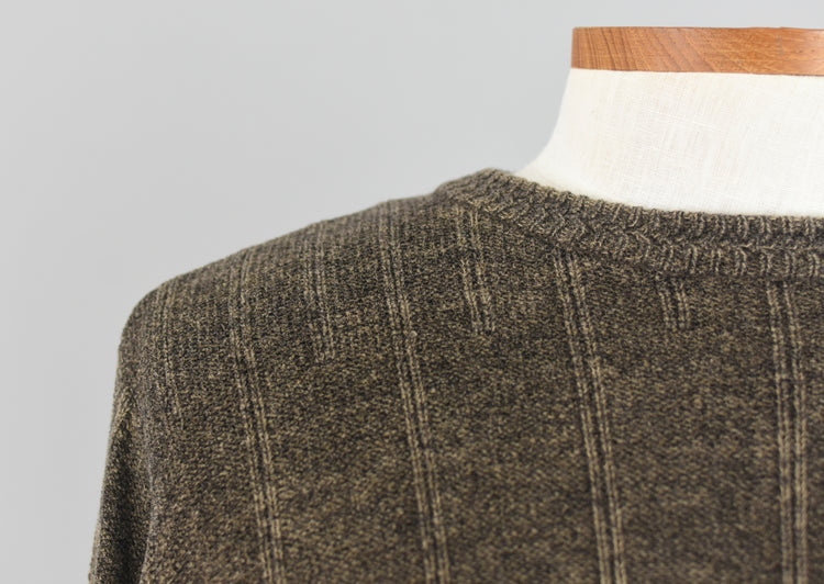 90s Dockers Ombre Brown Chenille Sweater Men's Medium