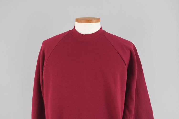 90s Fruit Of The Loom Burgundy Sweatshirt Men's XL