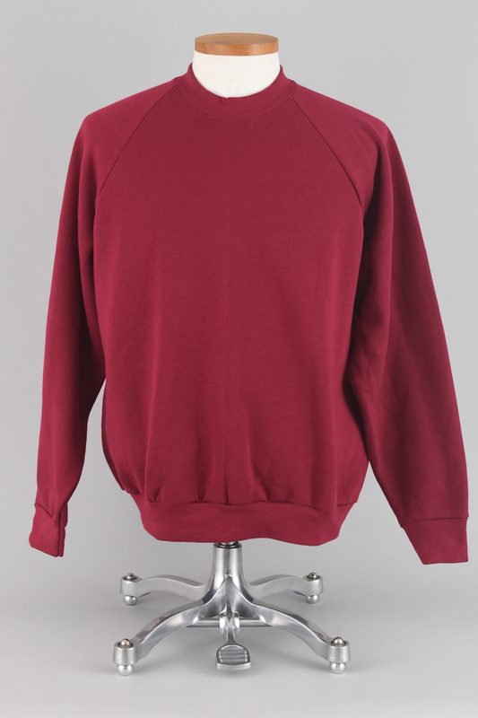 90s Fruit Of The Loom Burgundy Sweatshirt Men's XL