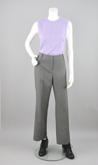 Buy the Ann Taylor Women Grey Dress Pants 18 | GoodwillFinds