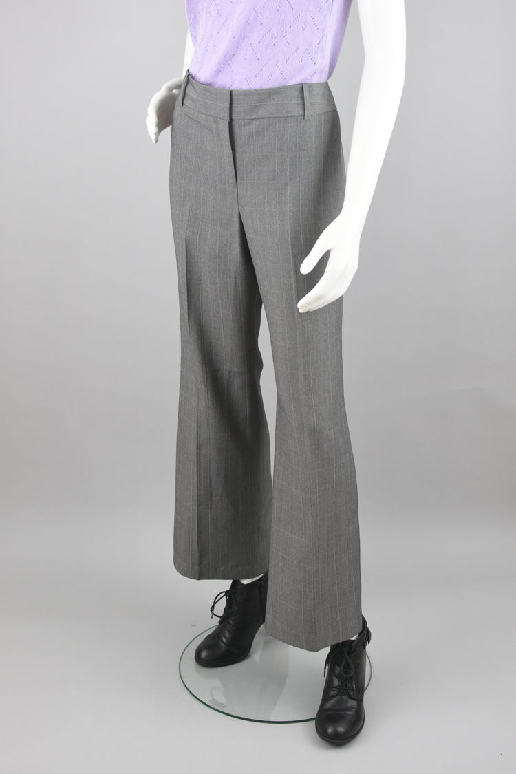 Ann Taylor Signature Fit Gray Dress Pants Size 8, 34" Waist