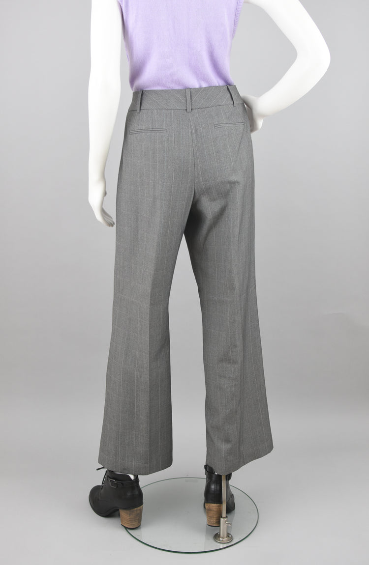 Ann Taylor Signature Fit Gray Dress Pants Size 8, 34" Waist