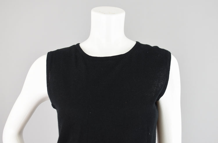 Vintage 90s Jaclyn Smith Classic Black Lace Beaded Cami Top, Women’s Small - Medium