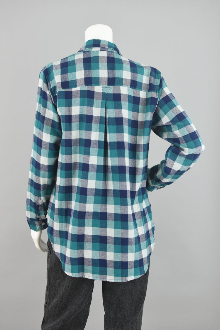 Wrangler Plaid Button Down Shirt Women's Small